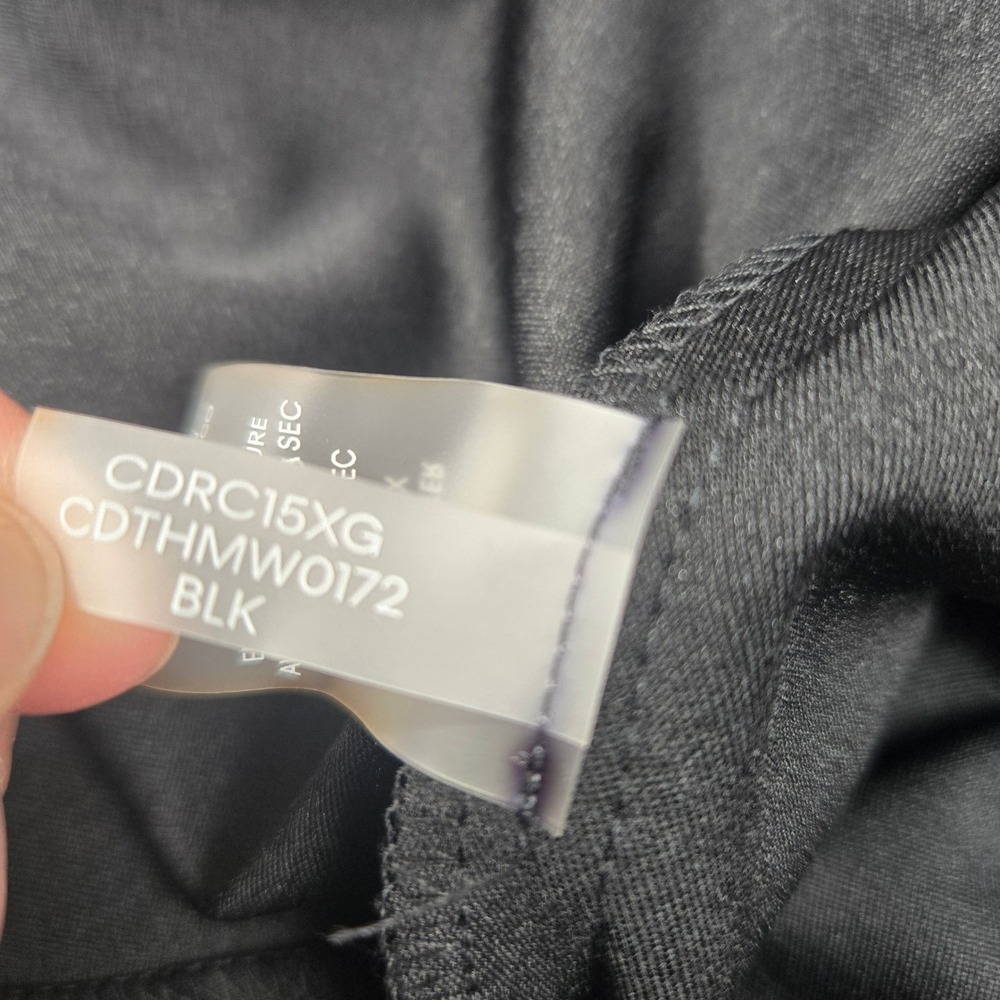 NWT Calvin Klein Black Belted A-Line Midi Dress Short Sleeve Gold Zip 10 - Picture 16 of 16